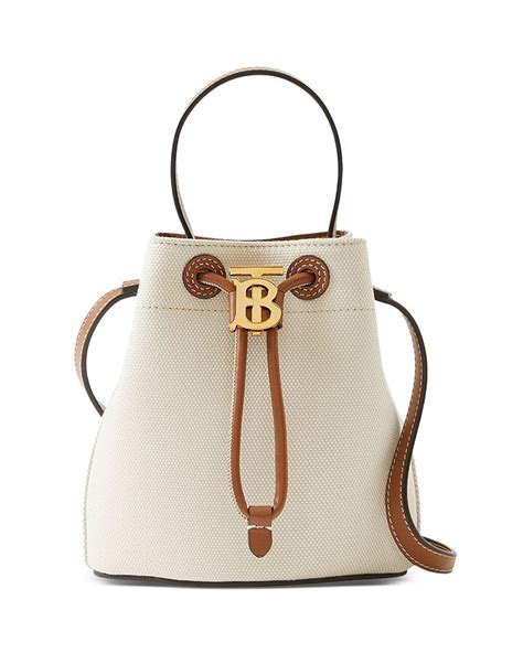 burberry mini tb bag canvas|burberry bucket bag 2020.